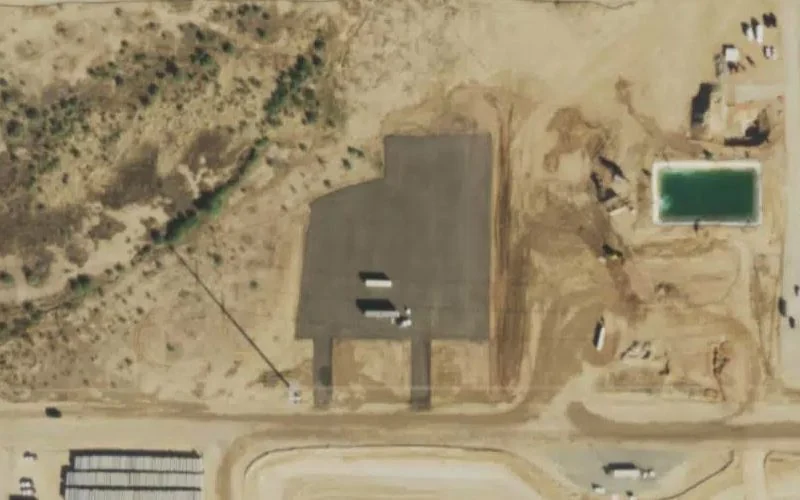 Satellite view of Ridge Road Pond
