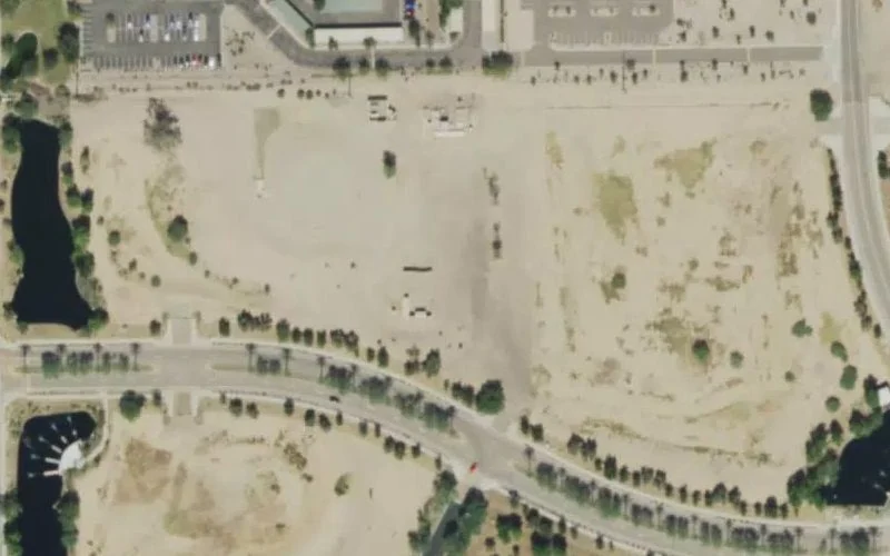 Satellite view of Lakeside Lot